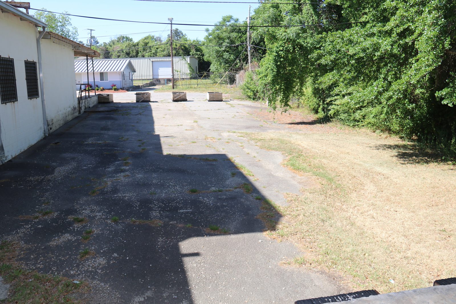The lot and rear access